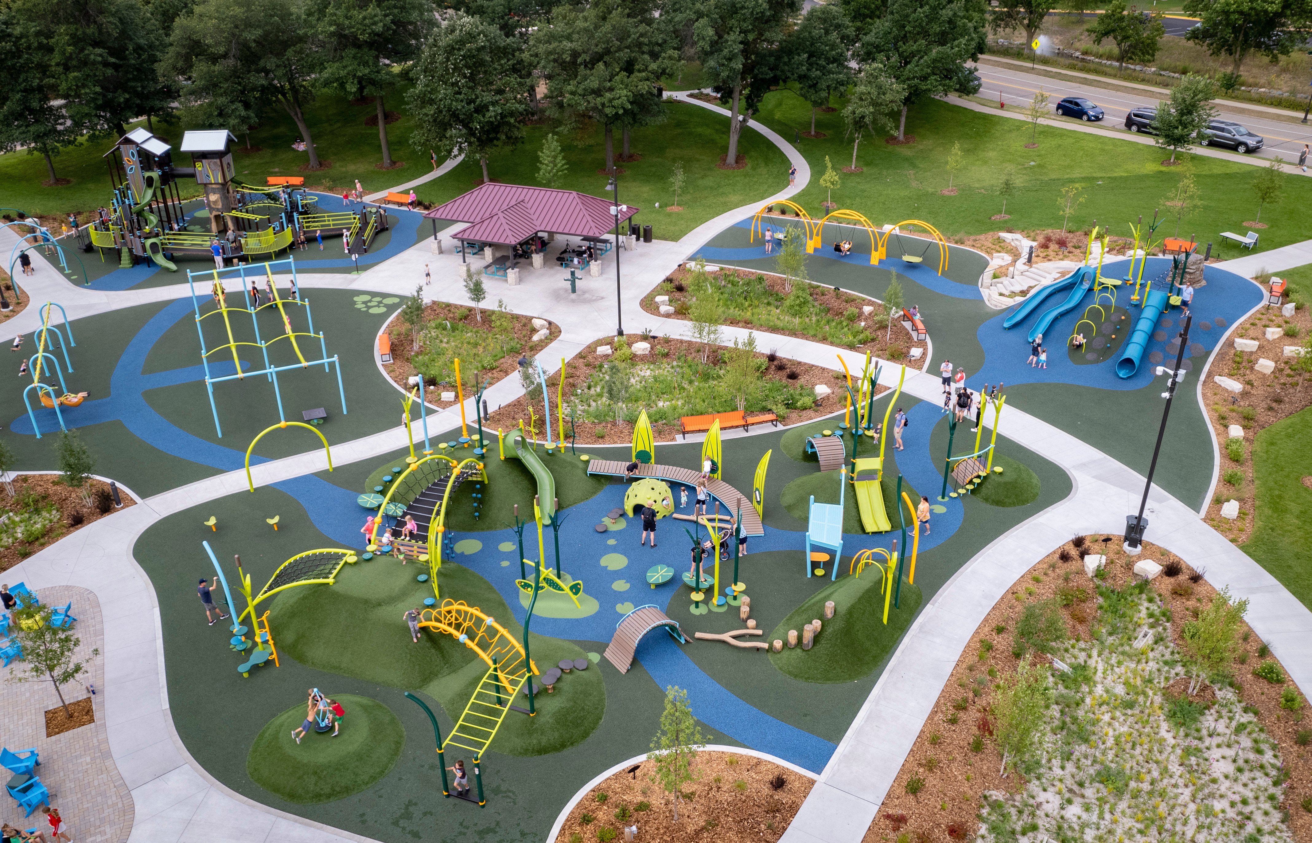 MN - Shoreview Commons Destination Playground  - 257