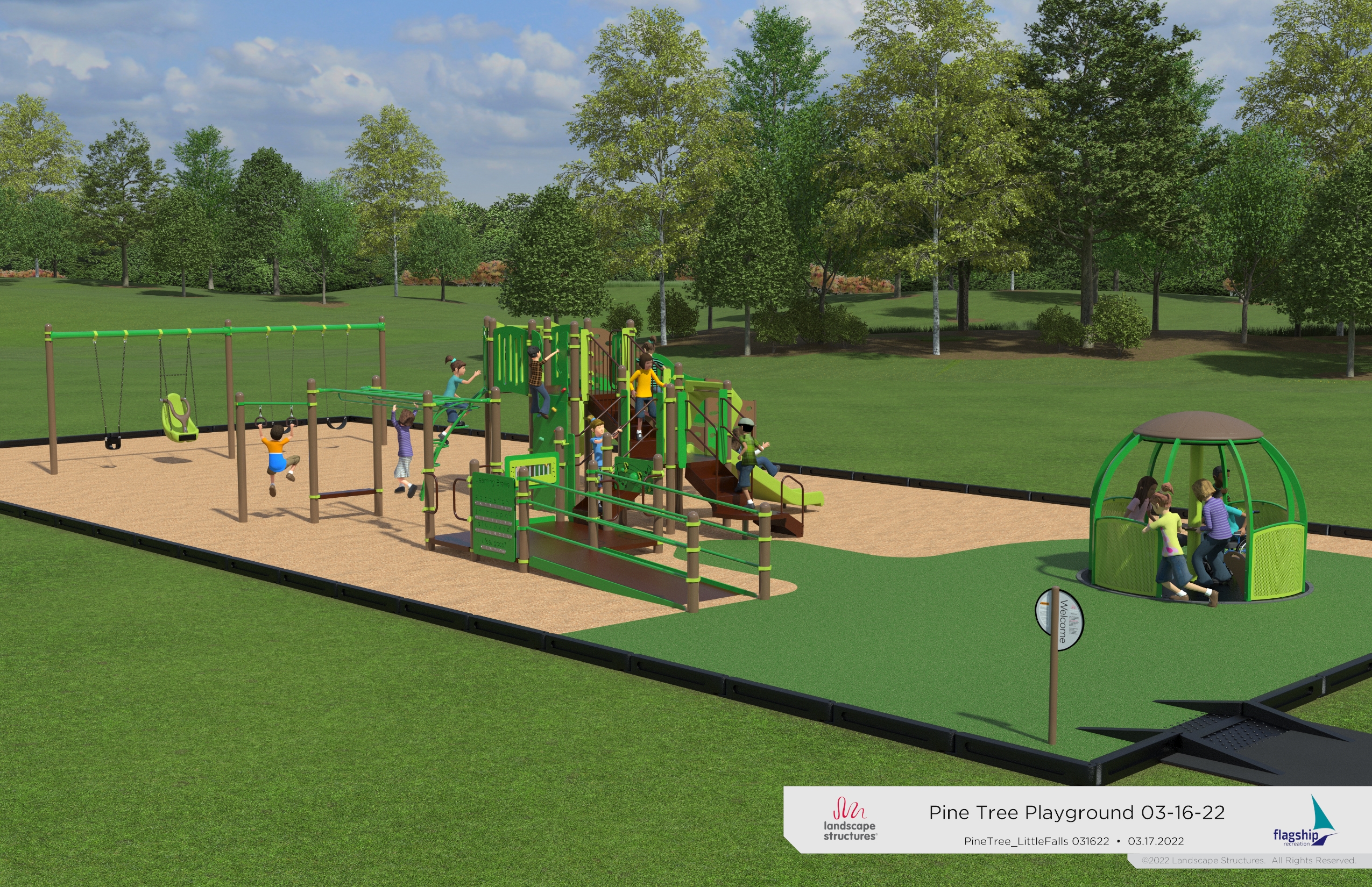 Little Falls Pine Tree Park Receives Kiwanis Grant