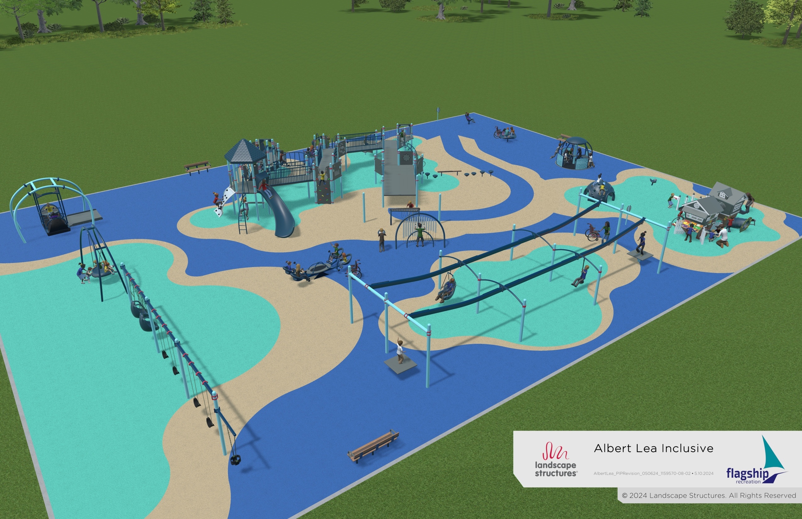 Construction on Albert Lea’s Inclusive Playground begins