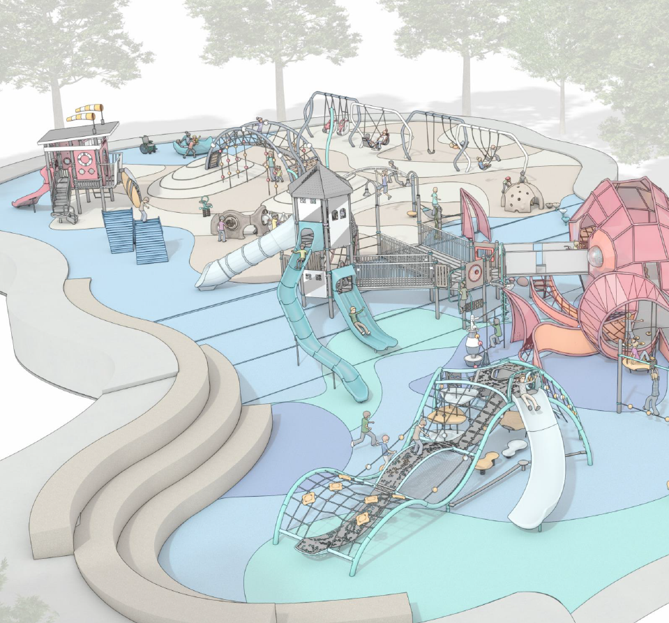 Playground design sketch