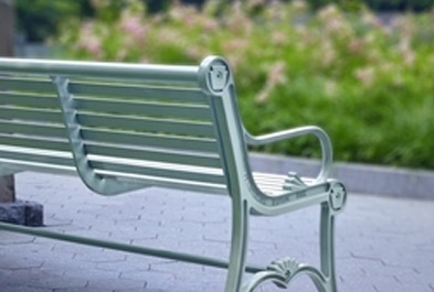 DuMor Inc. park bench site furnishing